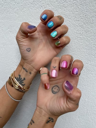 cats eyes arcobaleno unghie della madonna